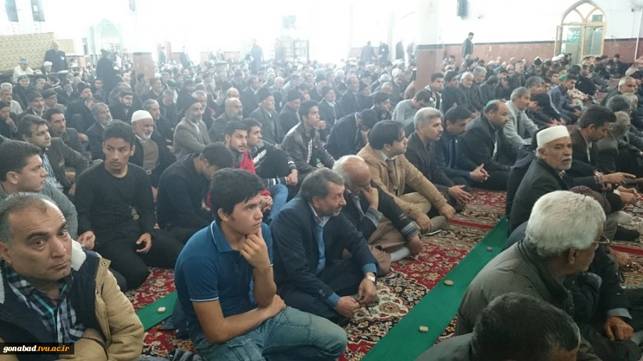رئیس آموزشکده فنی گناباد سخنران قبل از خطبه های نماز جمعه شهرستان گناباد  2