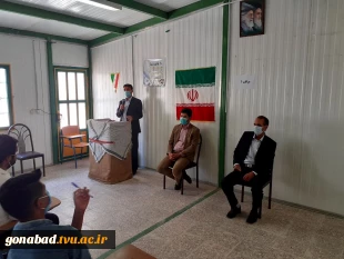 حضور ریاست و معاونت آموزشکده گناباد در هنرستان های کاردانش و فنی و حرفه ای شهرستان در آستانه ثبت نام آزمون کاردانی فنی و حرفه ای 2