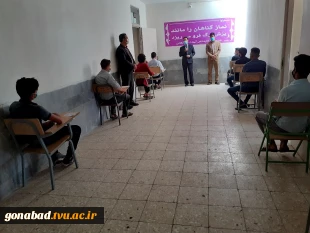 حضور ریاست و معاونت آموزشکده گناباد در هنرستان های کاردانش و فنی و حرفه ای شهرستان در آستانه ثبت نام آزمون کاردانی فنی و حرفه ای 6