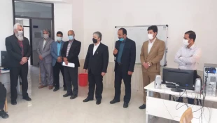 بازدید دکتر خاتمی به همراه هیات همراه از برگزاری کلاس های حضوری در آموزشکده فنی گناباد. 2