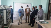 بازدید دکتر خاتمی (رییس دانشگاه فنی و حرفه‌ای خراسان رضوی) از دانشکده فنی گناباد 2