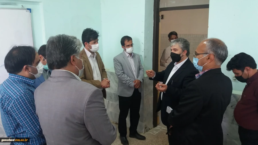 بازدید دکتر خاتمی (رییس دانشگاه فنی و حرفه‌ای خراسان رضوی) از دانشکده فنی گناباد 3
