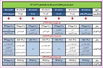 جدول زمان بندی انتخاب واحد نیمسال دوم سال تحصیلی 1402 - 1401 2