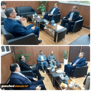 ملاقات نماینده شهرستان گناباد در مجلس شورای اسلامی با رئیس دانشگاه به منظور بررسی مشکلات آموزشکده گناباد